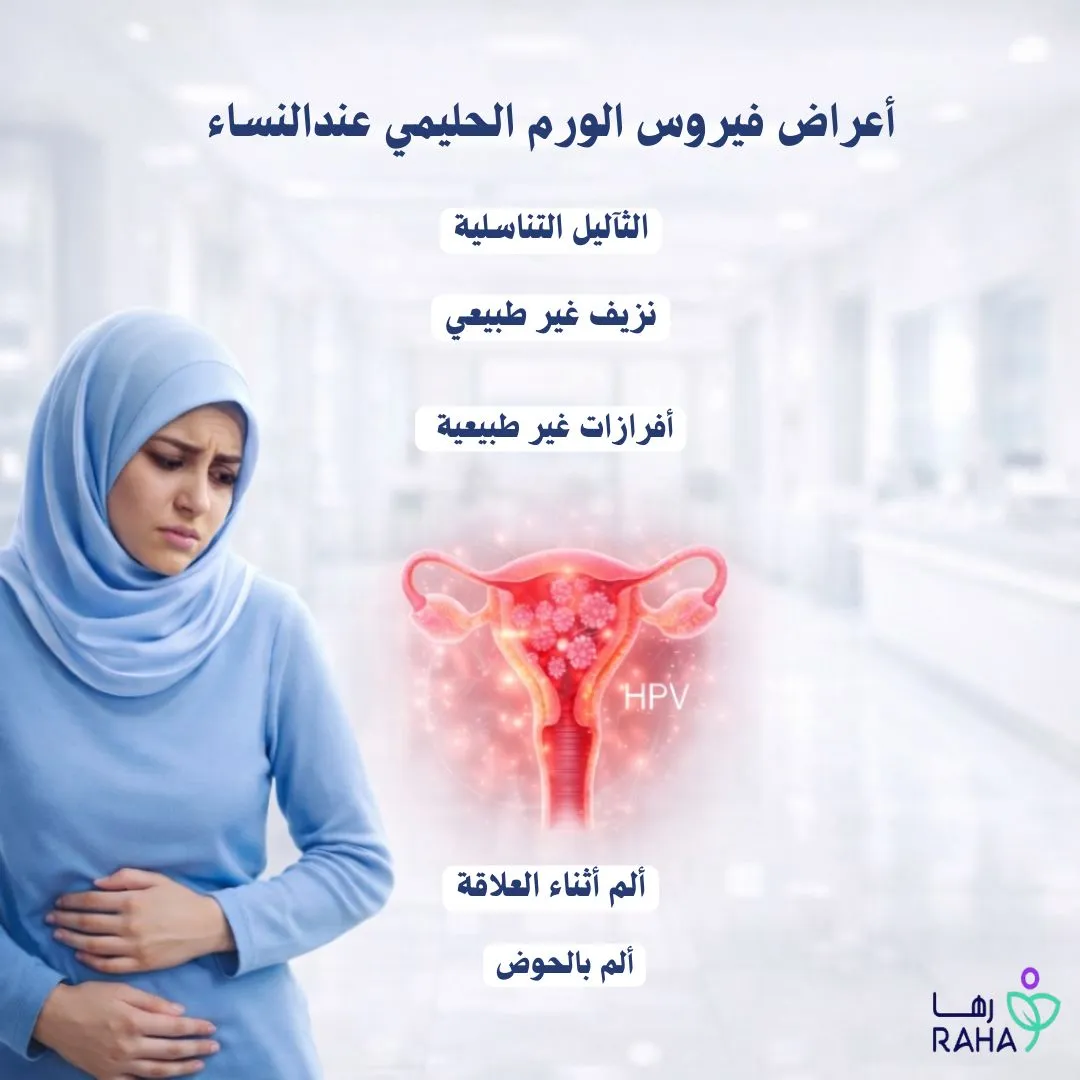 أعراض فيروس الورم الحليمي عند النساء